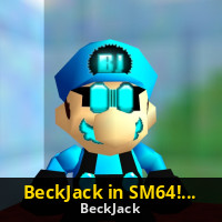BeckJack in SM64!(with Mario galaxy voice!) – Super Mario 64