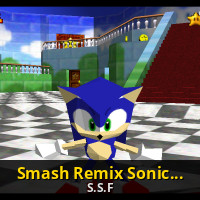 Smash Remix Sonic in Mario 64