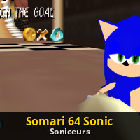 Somari 64 Sonic – A Mod for Super Mario 64.