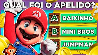 QUIZ SUPER MARIO BROS O FILME