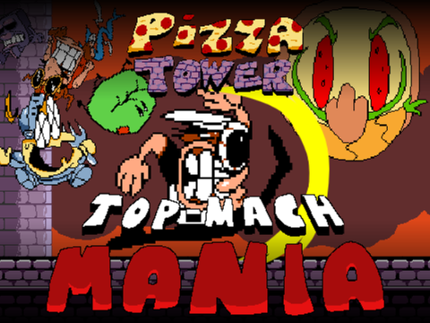 Top-Mach Mania – Pizza Tower Minigame