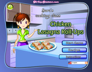 Sara’s Cooking Class: Chicken Lasagna Roll-Ups - Jogos Online