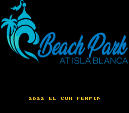 Beach Park At Isla Blanca