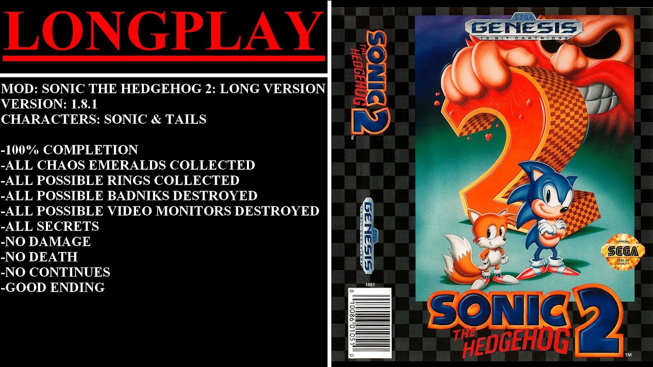 Sonic the Hedgehog 2: Long Version V.1.8.1