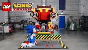 Speedbuild do LEGO Sonic e do Robô Death Egg do Dr. Eggman
