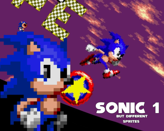 Sonic 1 but different sprites