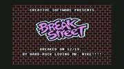 Commodore 64: Break Street [cr Mr. Nike]