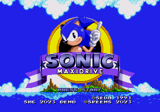Sonic Maxidrive (2023 Demo)