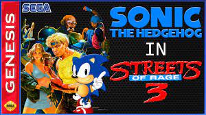 Sonic in Streets of Rage 3