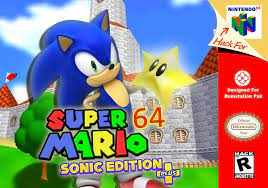 Jogue Super Mario 64 Sonic Edition, um jogo de Sonic