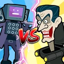 Merge War: Skibidi Toilets and Cameramen - Jogos Online