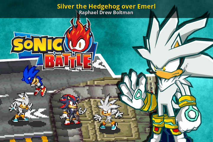 Silver the Hedgehog over Emerl