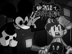 FNF: Mid-Night Suffering vs Mickey Mouse