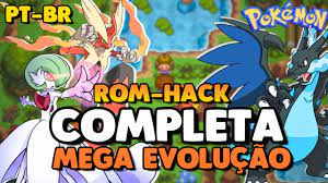 Jogo de pokémon ROM-HACK GBA em PT-BR com MEGA EVOLUÇÃO, COMPLETO!