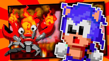 Sonic, but Everything is on FIRE! (Sonic Rom Hack) - Jogos Online