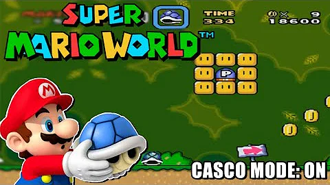 Super Mario World no MODO CASCO - Jogos Online