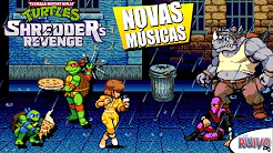 Tartarugas Ninja: Shredder’s Re-Revenge (NOVAS MÚSICAS) no Mega Drive