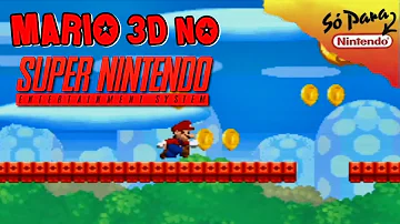 Super Mario Land pra SUPER NINTENDO EM 3D!