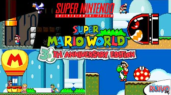 Super Mario World 30th Anniversary Edition para SNES (VERSÃO ATUALIZADA)