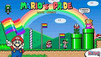O Jogo do Mario Temático Orgulho LGBTQIA+ (Mario’s Pride Mini Quest)