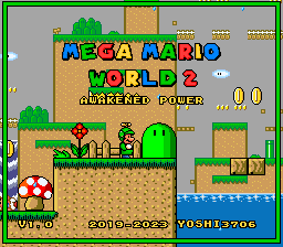 Mega Mario World 2: Awakened Power – Hack of SMW [SNES]