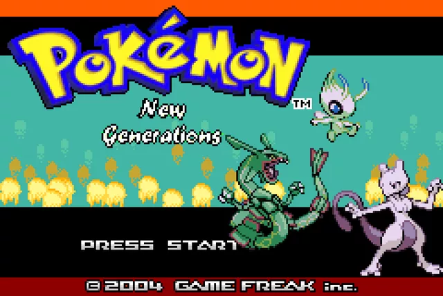 Pokemon New Generations GBA ROM Hack
