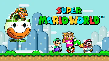 Super Mario World (1990) SNES – 2 Players, Fantastic co-op with 95 Exits Completed