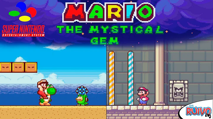 NOVO Super Mario: The Mystical Gem para Super Nintendo