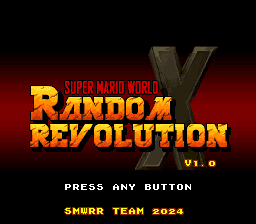 SUPER MARIO WORLD RANDOM REVOLUTION X