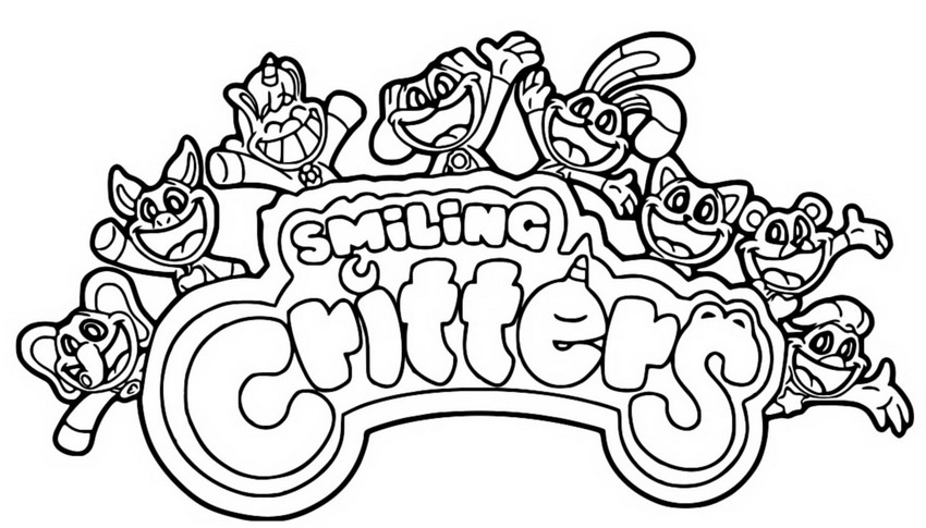 Desenho para colorir Smiling Critters – Poppy Playtime Capítulo 3