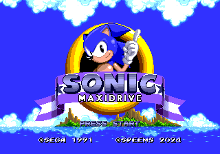 Sonic Maxidrive 2024 – NOVO JOGO para Sega Genesis!