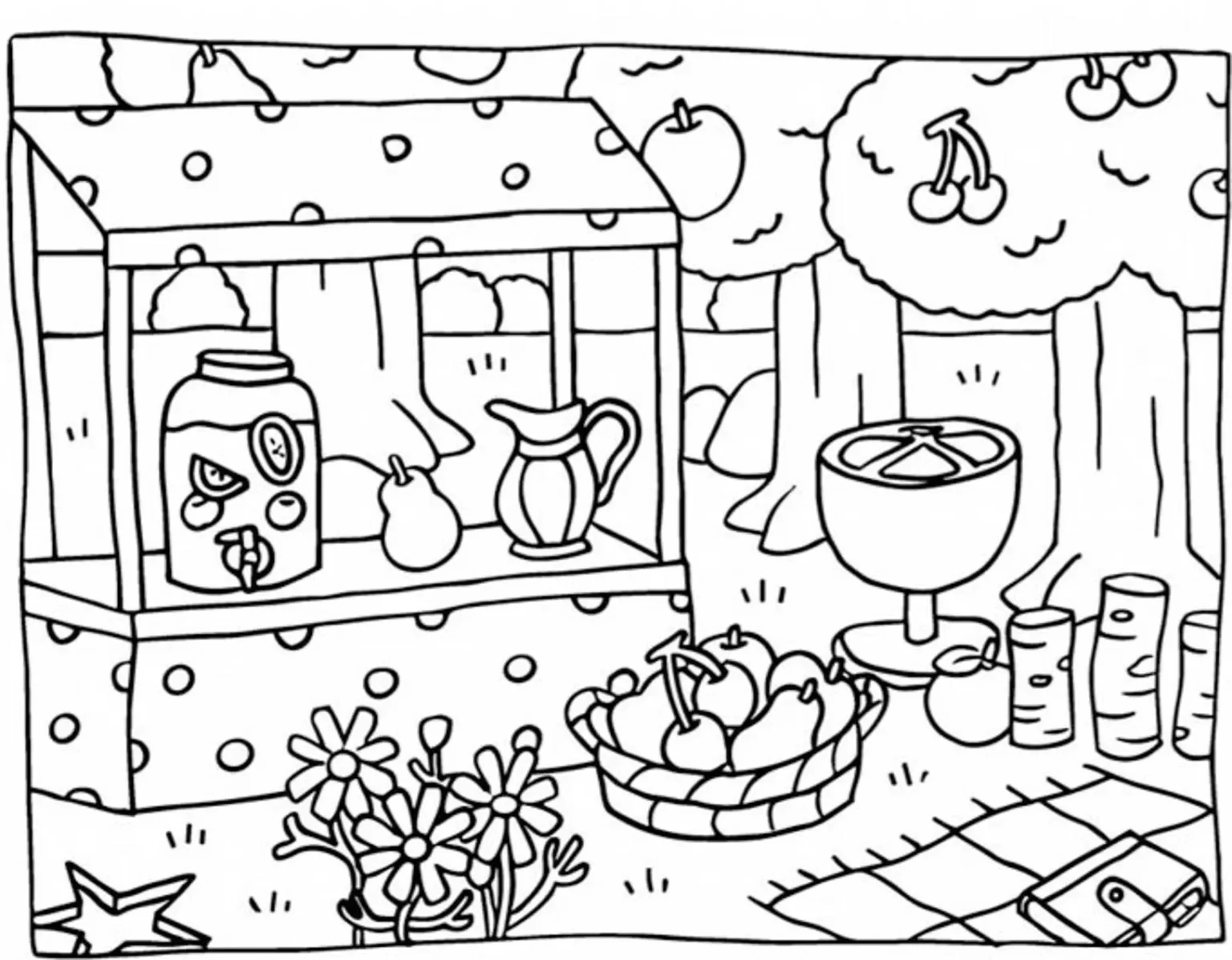 Bobbie Goods Coloring Pages 100 1536X1197 1