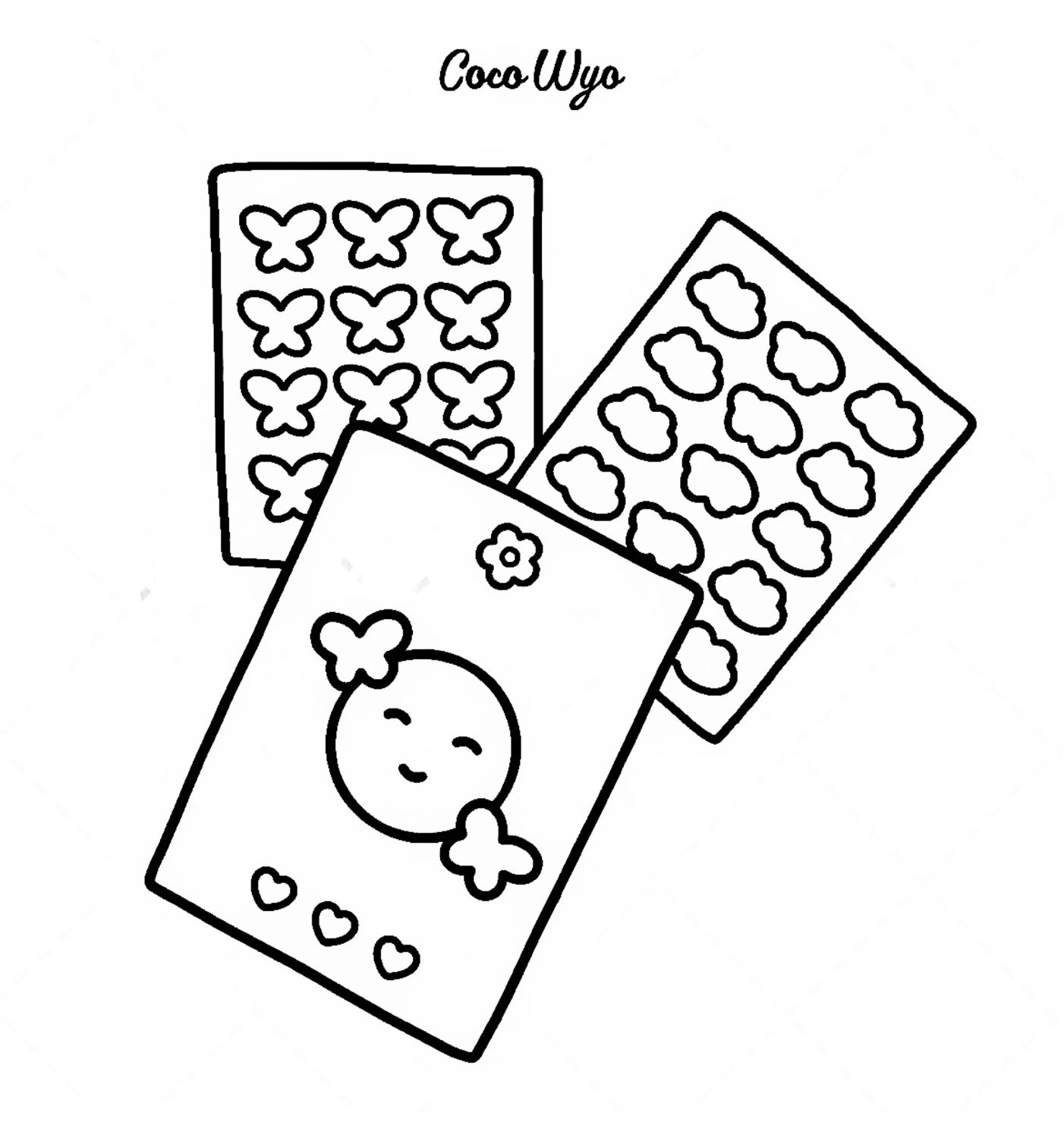 Coco Wyo coloring pages 95 Kleurrijke Tekeningen Coco Wyo