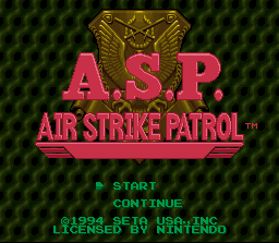 A.S.P. Air Strike Patrol (Desert Fighter)