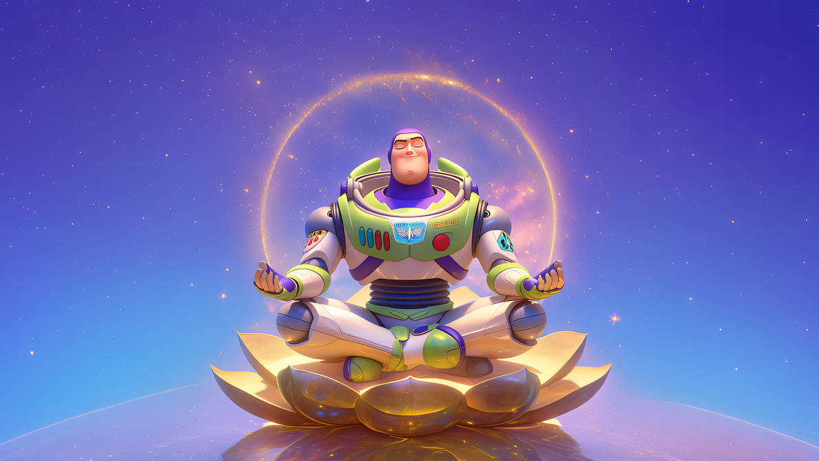 Wallpaper Meditation Buzz Lightyear