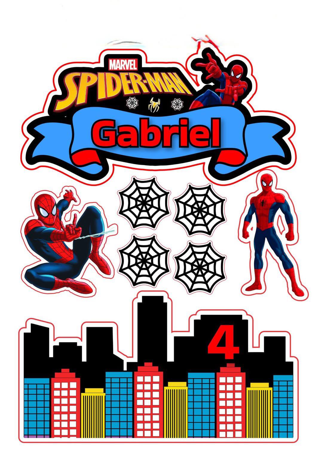 Top de Bolo do Homem Aranha