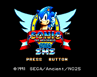 Sonic 1 – Sega Master System – NC Revision/S1NC Hack