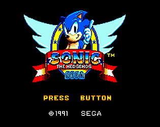 Sonic 1 – Sega Master System – BIOS