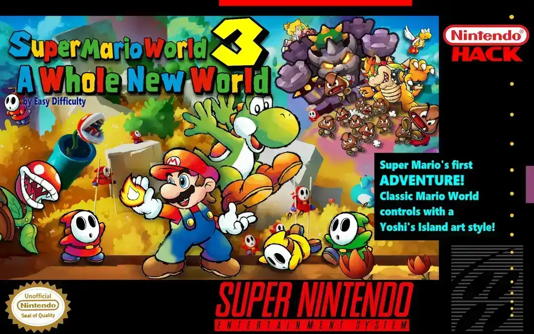 Super Mario World 3: Um Mundo Novo (ROM Hack)