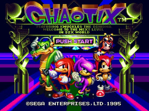 Knuckles Chaotix (Sega 32X)