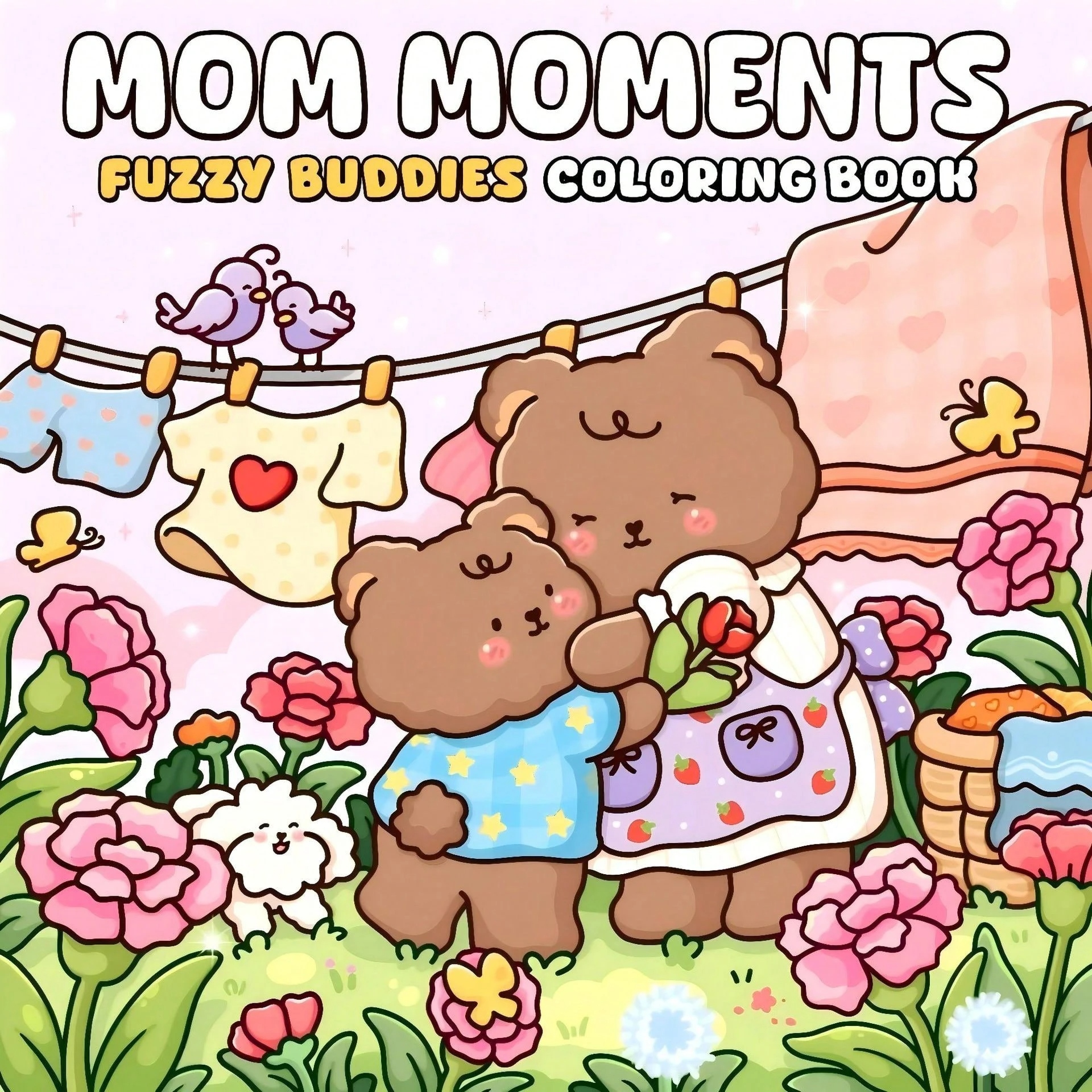 Colorir com Tema de Cacau “Hora da Mamãe”,