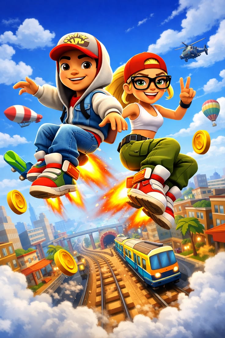 Dreamy Subway Surfers Wallpaper